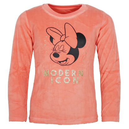 Disney Minnie Maus Kinder Velour Schlafanzug Pyjama Nachtwäsche Gr. 104-128 - WS-Trend.de