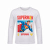 Print-Shirt DC Comics DC Comics Superman Kinder Jungen langarm T-Shirt Langarmshirt