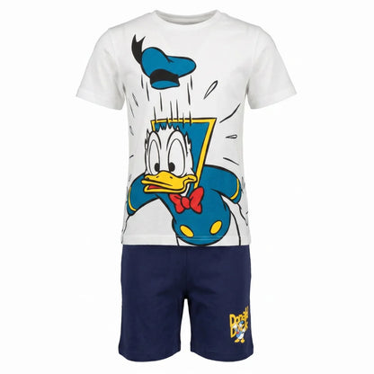 Disney Donald Duck Kinder Jugend Schlafanzug Pyjama 98-128 100% Baumwolle - WS-Trend.de