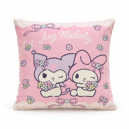 Kuromi und My Melody Wendekissen Polyester Rosa 40x40 cm - WS-Trend.de