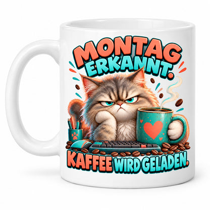 Büro Tasse Keramik 330 ml lustiger Spruch Geschenk Kollegen Homeoffice
