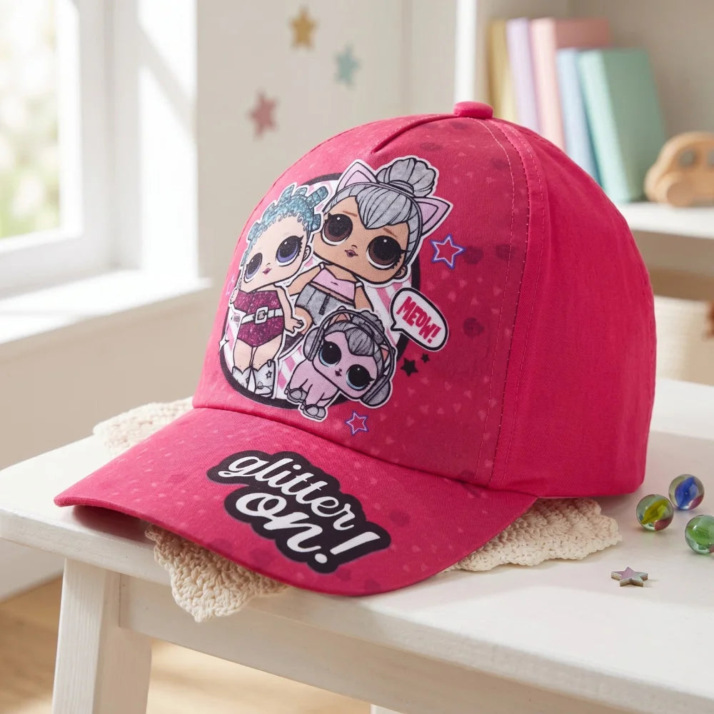 LOL Surprise Glitter ON! Kinder Mädchen Basecap Gr. 52 bis 54 - WS-Trend.de
