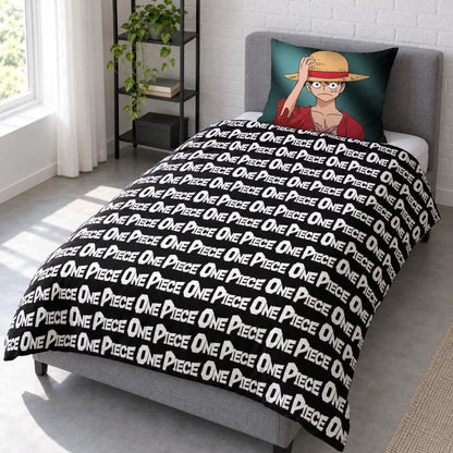 One Piece Strohhut-Crew Wendebettwäsche 135-140x200 + 65x65 cm - WS-Trend.de