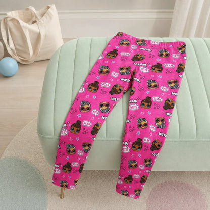LOL Surprise GLAM Kinder Leggings Mädchen Jogginghose Capri lang Gr. 98 - WS-Trend.de