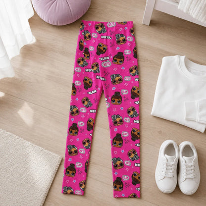 LOL Surprise GLAM Kinder Leggings Mädchen Jogginghose Capri lang Gr. 98 - WS-Trend.de