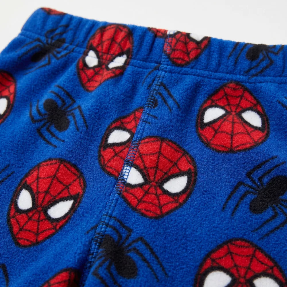 Marvel Spiderman Kinder Coral Schlafanzug Pyjama Pulli Hose Gr. 98-128 - WS-Trend.de
