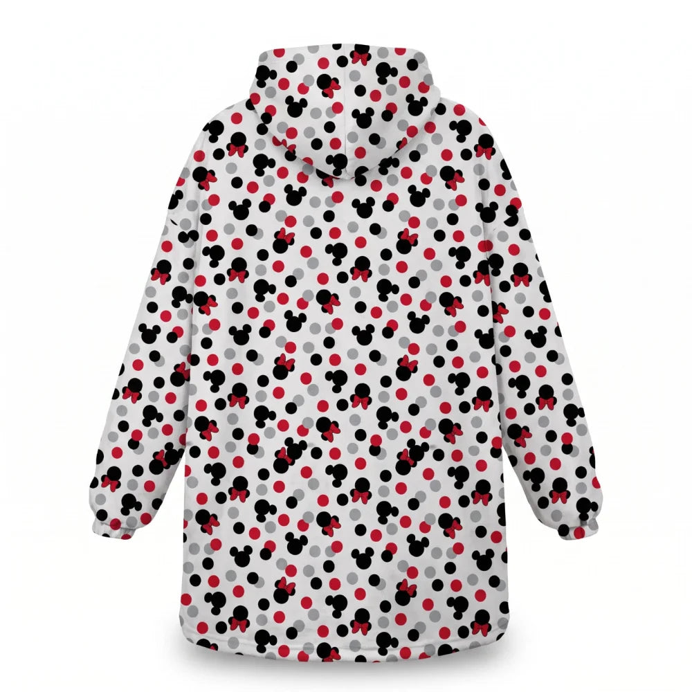 Disney Mickey und Minnie Kuschelponcho mit Kapuze Tasche S-L - WS-Trend.de