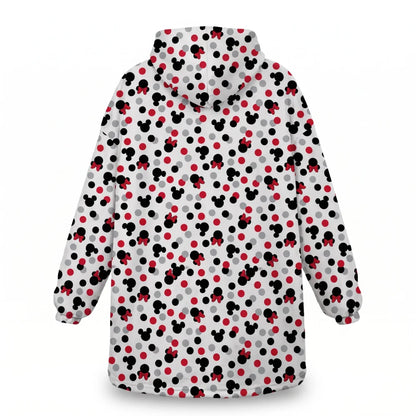 Disney Mickey und Minnie Kuschelponcho mit Kapuze Tasche S-L - WS-Trend.de