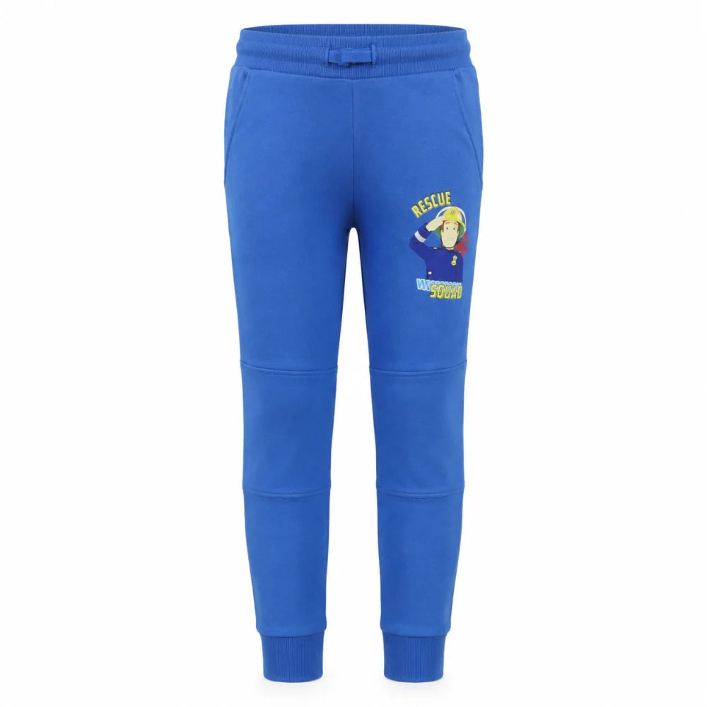 Feuerwehrmann Sam Jungen Kinder Jogginghose Sporthose Hose 98-128 Blau - WS-Trend.de