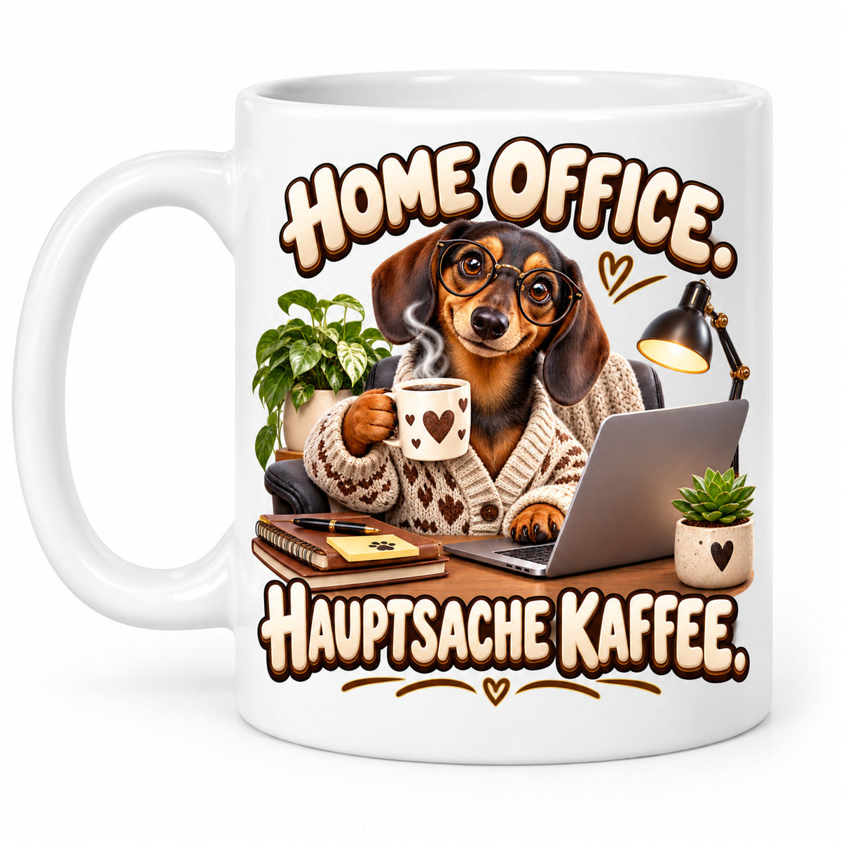 Büro Tasse Keramik 330 ml lustiger Spruch Geschenk Kollegen Homeoffice
