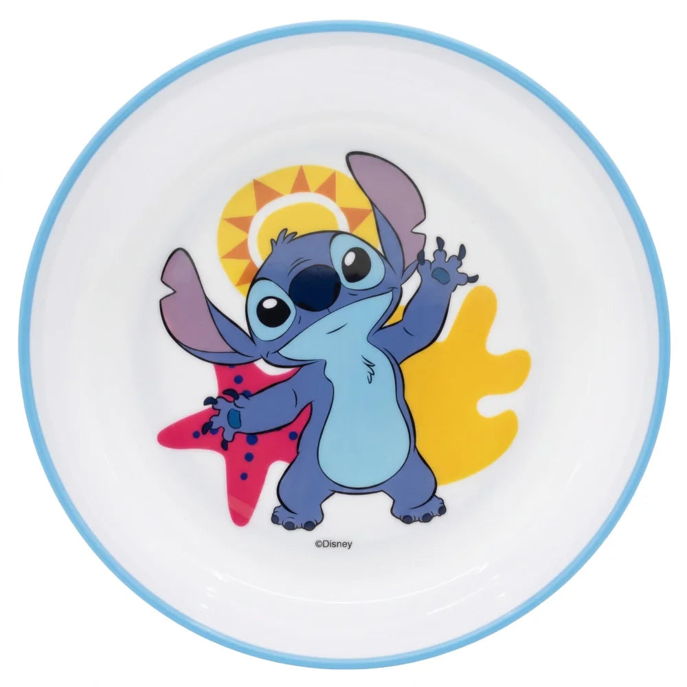 Disney Stitch Kinder Geschirr-Set 3 teilig Becher Teller Schüssel antirutsch - WS-Trend.de
