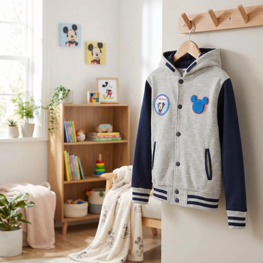 Disney Mickey Maus Kinder Jungen Hoodie Kapuzenpullover Pulli Gr. 92 - 128 - WS-Trend.de
