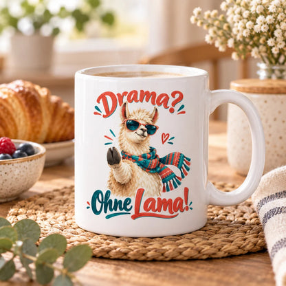 WS-Trend Lama Kaffeetasse lustiger Spruch Keramik 330 ml Geschenktasse - WS-Trend.de