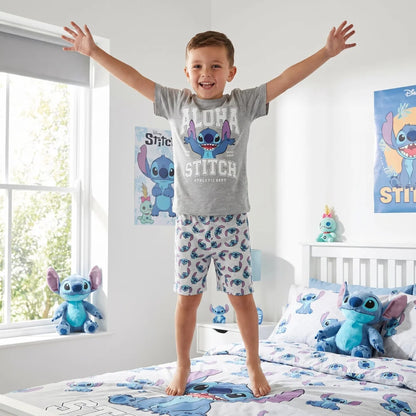 Disney Lilo und Stitch Kinder Jungen Schlafanzug Pyjama Shirt Hose Gr. 98 -128 - WS-Trend.de