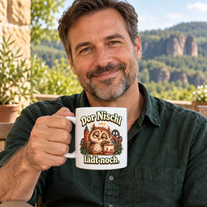 WS-Trend Chemnitz Eule Tasse Sachsen-Humor Keramik 330 ml Geschenkidee - WS-Trend.de