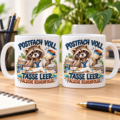 Büro Tasse Keramik 330 ml lustiger Spruch Geschenk Kollegen Homeoffice