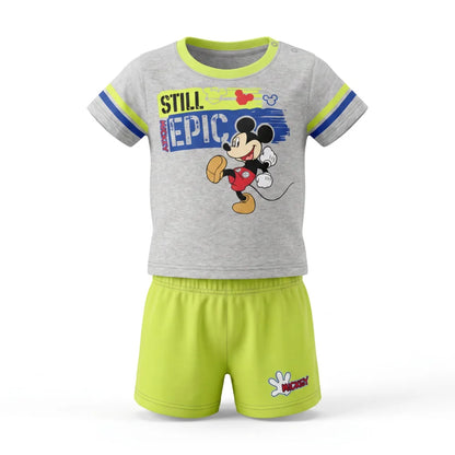 Disney Mickey Maus Baby 2tlg.Set Kleinkind T-Shirt plus Shorts Gr. 62 - 86 - WS-Trend.de