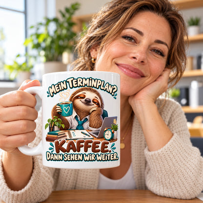 Büro Tasse Keramik 330 ml lustiger Spruch Geschenk Kollegen Homeoffice