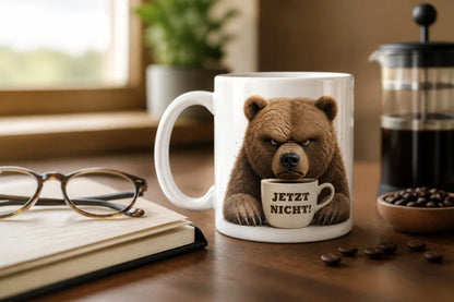 Lustige Tiertasse mit Spruch 325 ml – 15 Tiermotive Geschenkidee Büro - WS-Trend.de