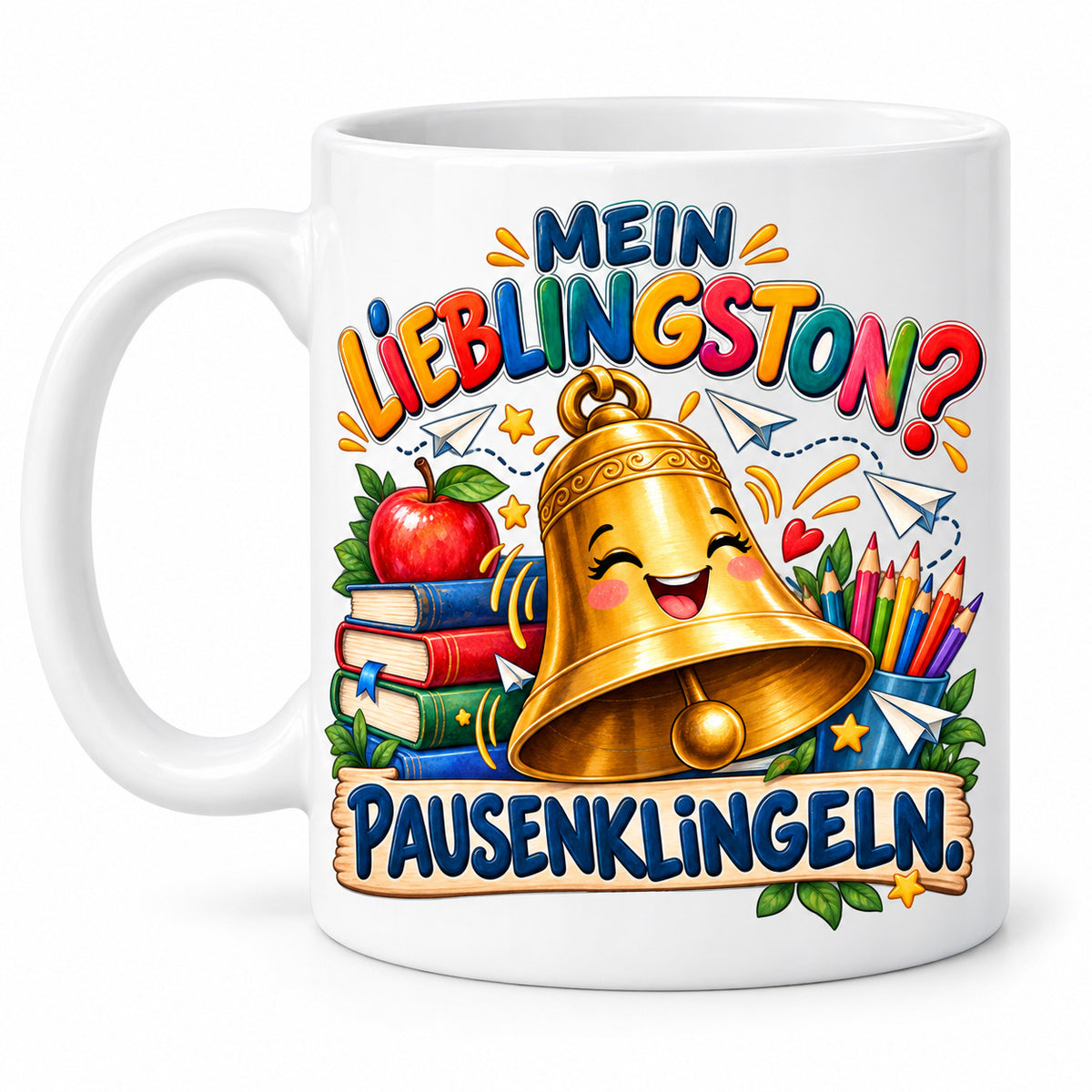 Lehrer Tasse Keramik 330 ml Geschenk Lehrerin Unterricht Spruch Kaffee