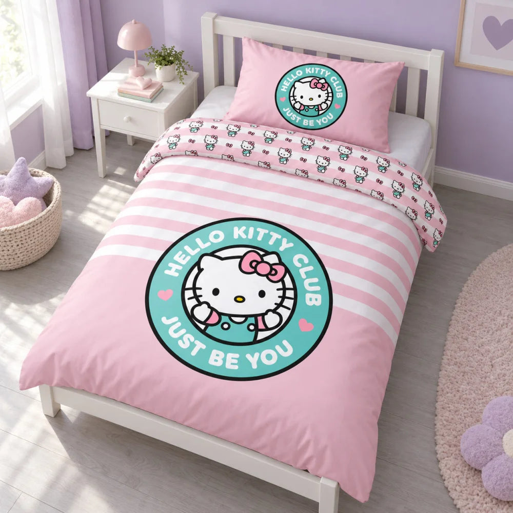 Hello Kitty Babybettwäsche Baumwolle 100x140 + 40x60 cm - WS-Trend.de