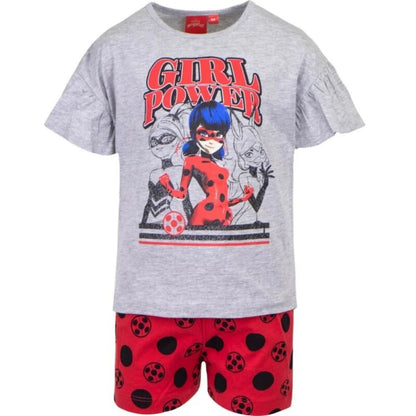 Miraculous Ladybug Queen Bee Kinder Schlafanzug Pyjama Kurz 104 - 128 baumwolle - WS-Trend.de