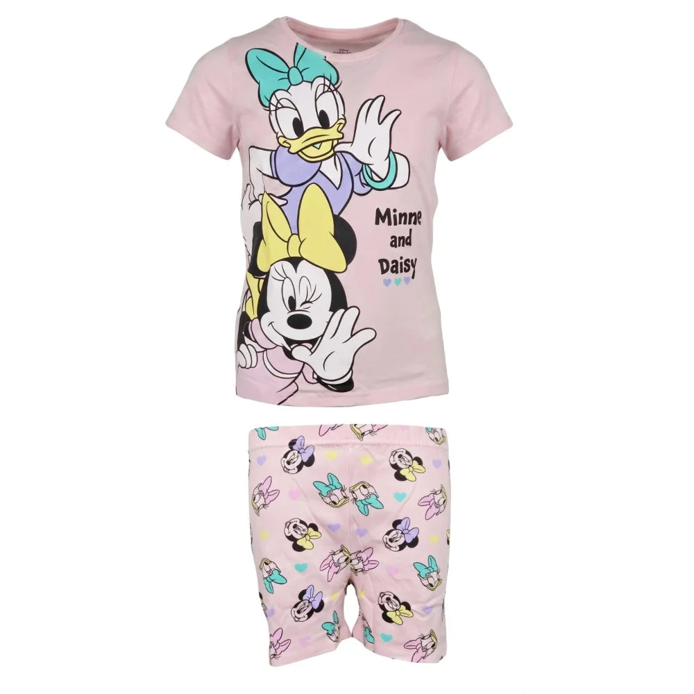 Disney Minnie Maus Daisy Kinder Schlafanzug Pyjama Gr. 104-134 100% Baumwolle - WS-Trend.de