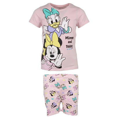 Disney Minnie Maus Daisy Kinder Schlafanzug Pyjama Gr. 104-134 100% Baumwolle - WS-Trend.de
