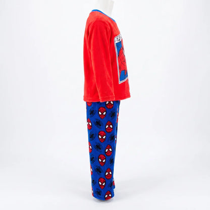 Marvel Spiderman Kinder Coral Schlafanzug Pyjama Pulli Hose Gr. 98-128 - WS-Trend.de