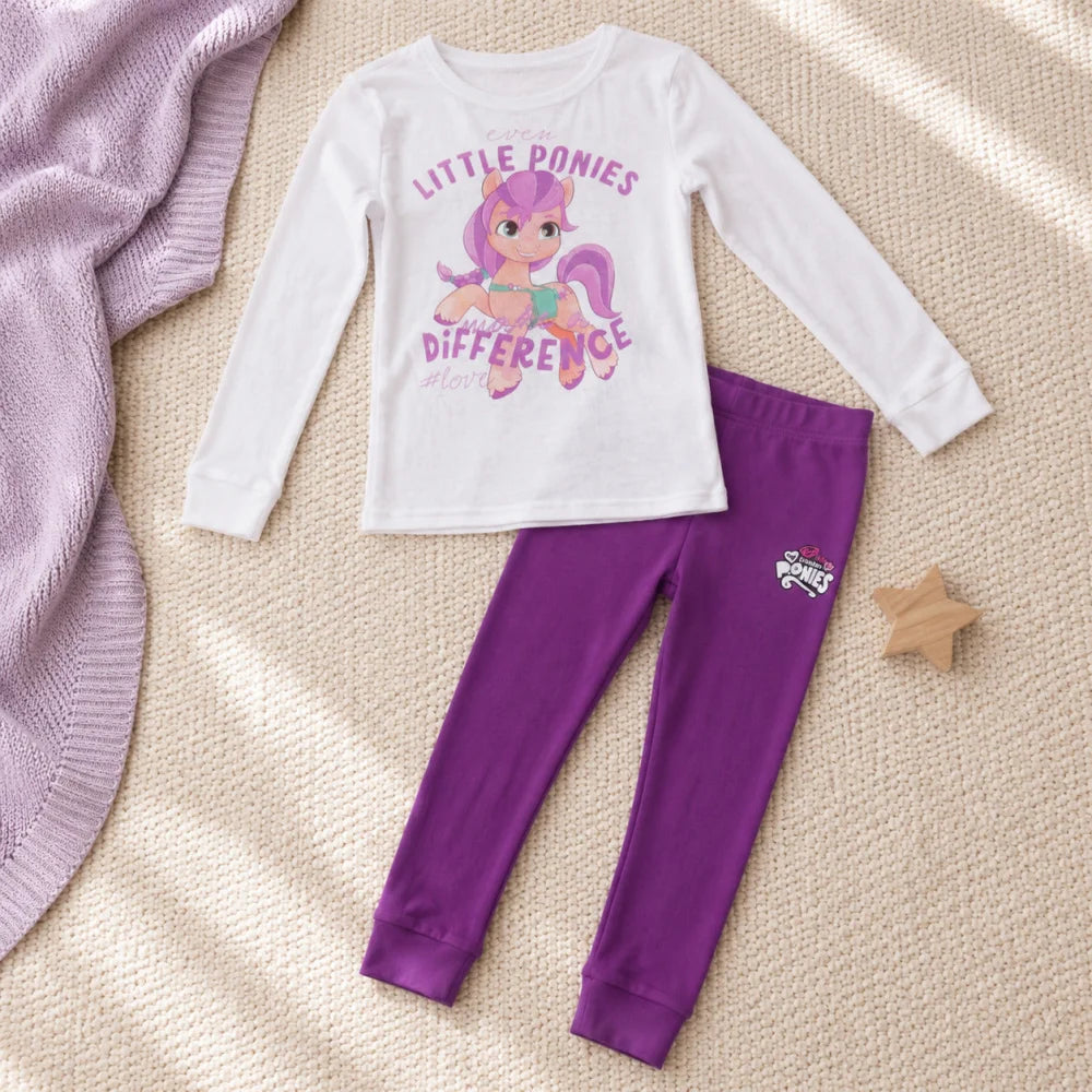 Schlafanzug My Little Pony Sunny Starsscout Mädchen Kinder Pyjama - WS-Trend.de