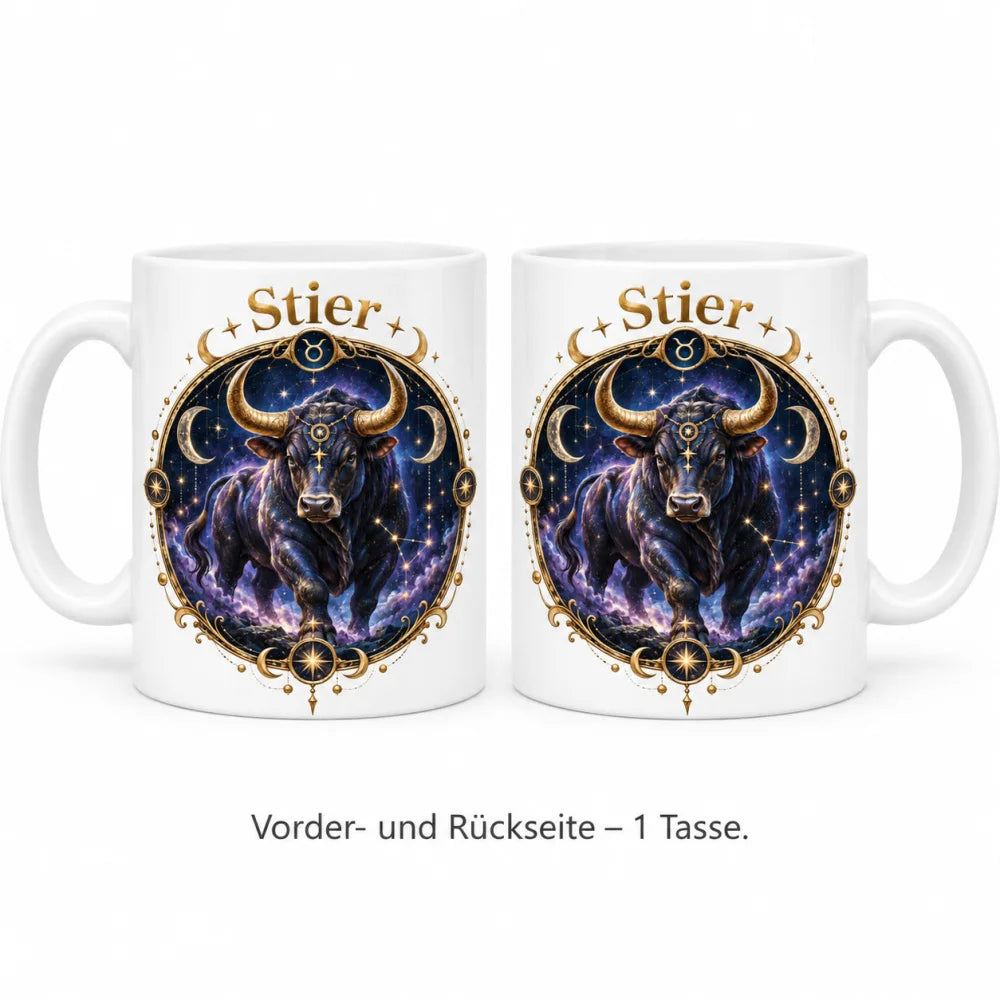 WS-Trend Sternzeichen Tasse Stier mystisch Keramik 330 ml Geschenk - WS-Trend.de