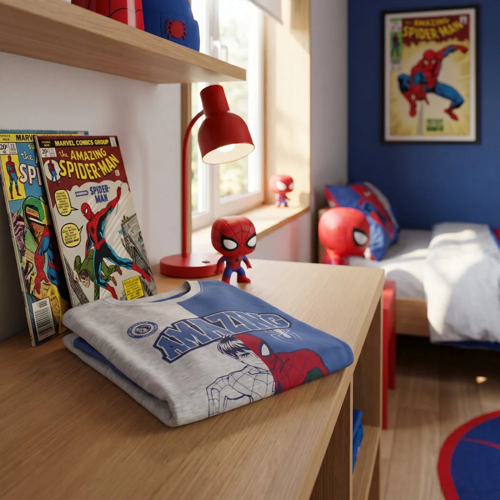 Marvel Spiderman Jungen Kinder Langarmshirt Shirt Gr. 98-128 - WS-Trend.de