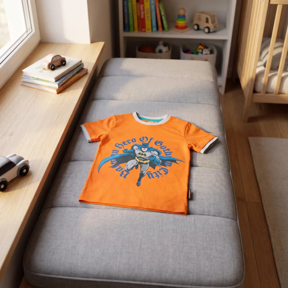 DC Comics Batman Kinder Jungen T-Shirt Kurzarm Shirt 140 - 152 Baumwolle - WS-Trend.de