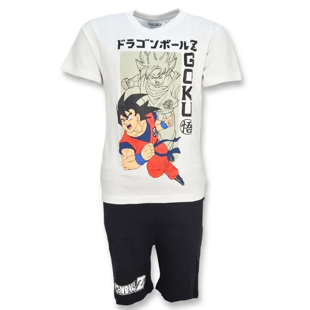 Anime Dragon Ball Goku Kinder Schlafanzug Pyjama Shirt Shorts Gr.116-152 - WS-Trend.de