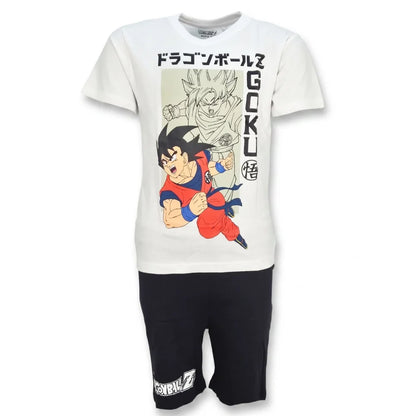 Anime Dragon Ball Goku Kinder Schlafanzug Pyjama Shirt Shorts Gr.116-152 - WS-Trend.de