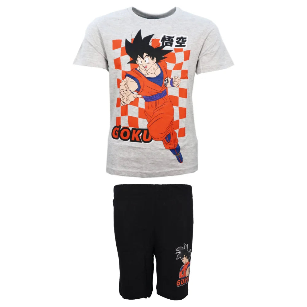 Anime Dragon Ball Goku Kinder Schlafanzug Pyjama Shirt Shorts Gr.134 - WS-Trend.de