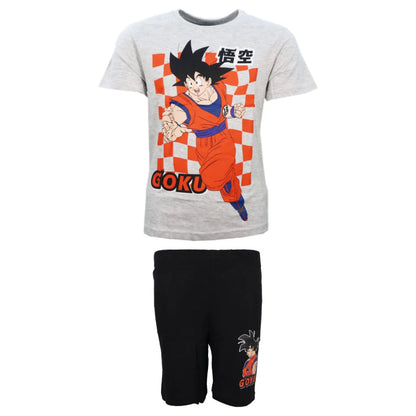 Anime Dragon Ball Goku Kinder Schlafanzug Pyjama Shirt Shorts Gr.134 - WS-Trend.de