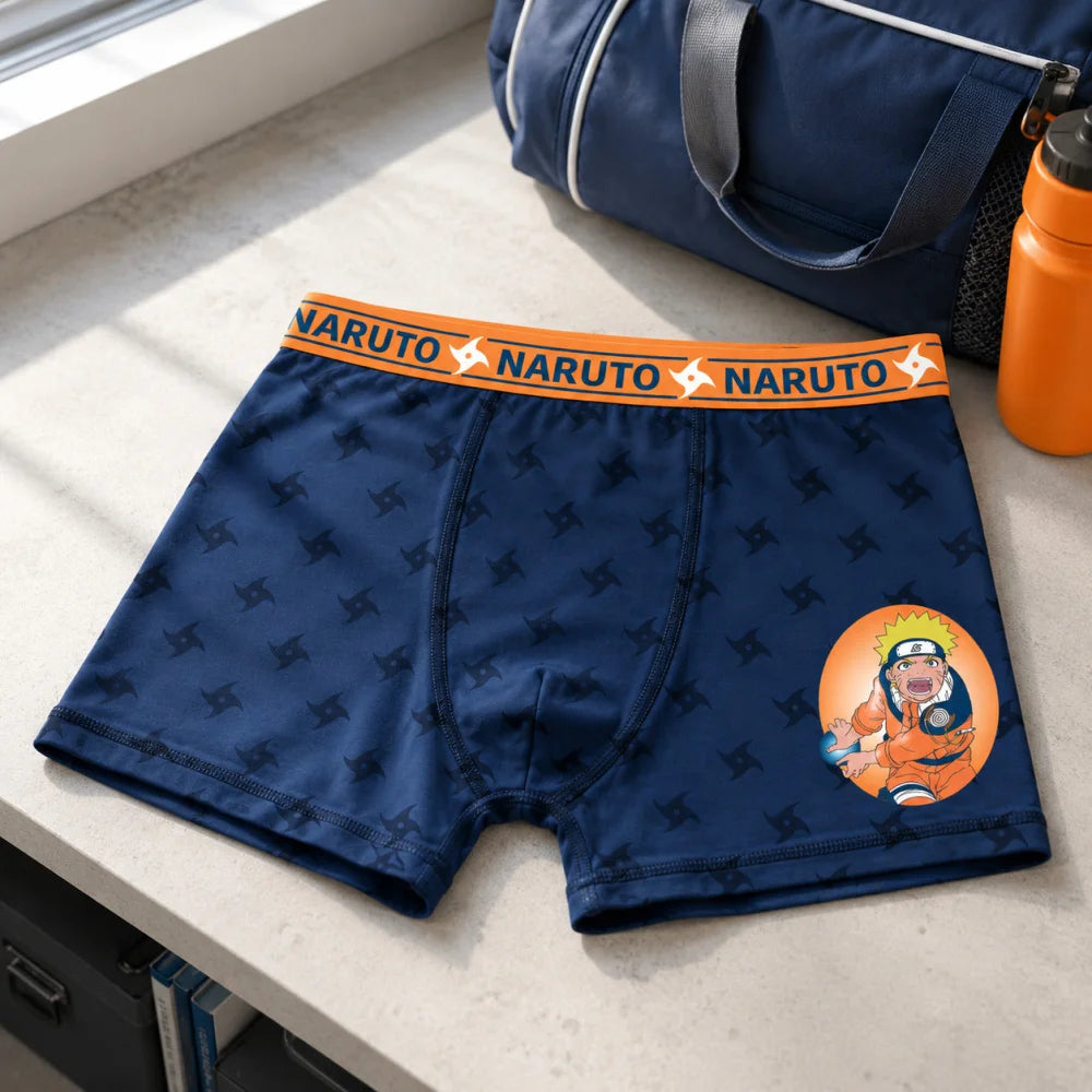Anime Naruto Uzumaki Jungen Boxershorts Unterhose 2er Pack Gr. 116 bis 164 - WS-Trend.de
