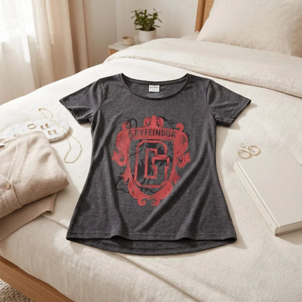 Harry Potter Hogwarts Damen kurzarm Shirt XS - WS-Trend.de