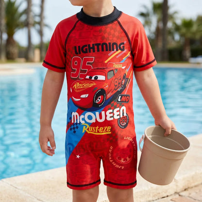 Disney Cars Lightning Mc Queen Jungen Badeanzug Schwimmanzug - WS-Trend.de