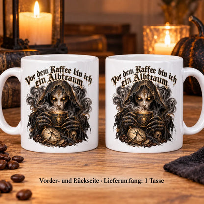 WS-Trend Kaffee-Albtraum Horror Tasse 330 ml Geschenk fuer Horror-Fans - WS-Trend.de