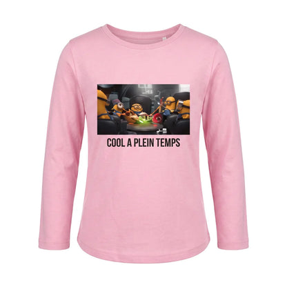 Print-Shirt Minions Kinder Mädchen T-Shirt Langarm Shirt 100% Baumwolle - WS-Trend.de