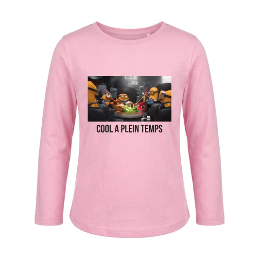 Print-Shirt Minions Kinder Mädchen T-Shirt Langarm Shirt 100% Baumwolle - WS-Trend.de