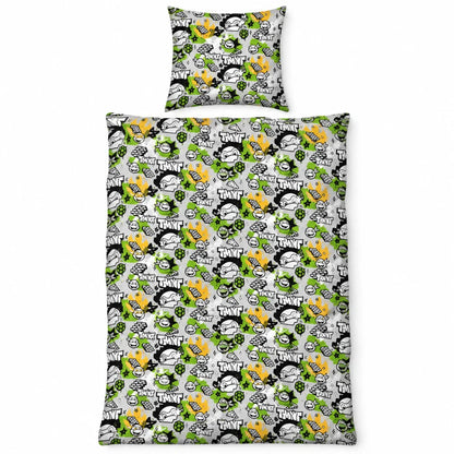 Ninja Turtles Wendebettwäsche 2-teilig 135-140x200 + 65x65 cm - WS-Trend.de