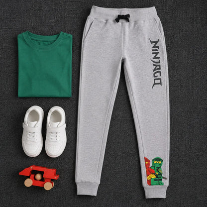 LEGO® Ninjago Jogginghose Kinder Sporthose Hose 98 bis 104 Blau Grau - WS-Trend.de