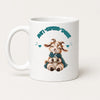 Anti-Stress-Tasse Zwergziege 325 ml Keramik Kaffeebecher Geschenk