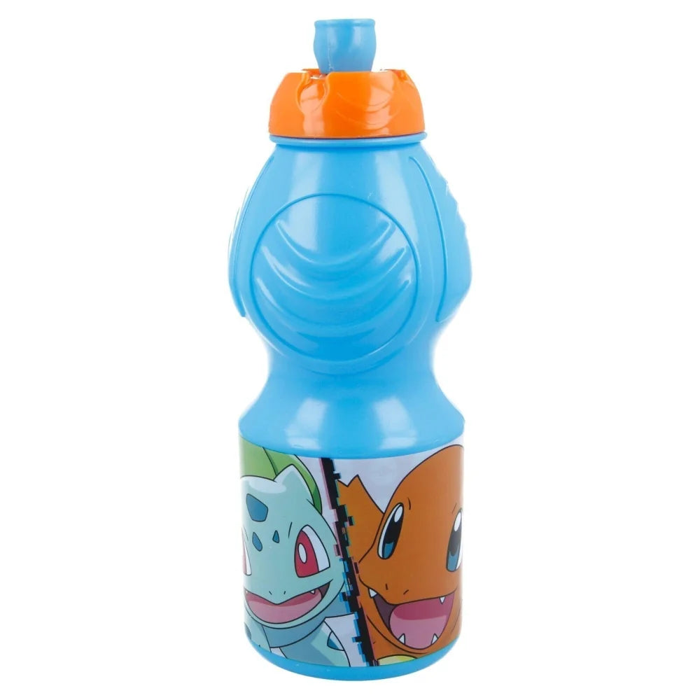 Pokemon Pikachu Kinder 4 teiliges Set Brotdose Trinkflasche Messer und Gabel - WS-Trend.de