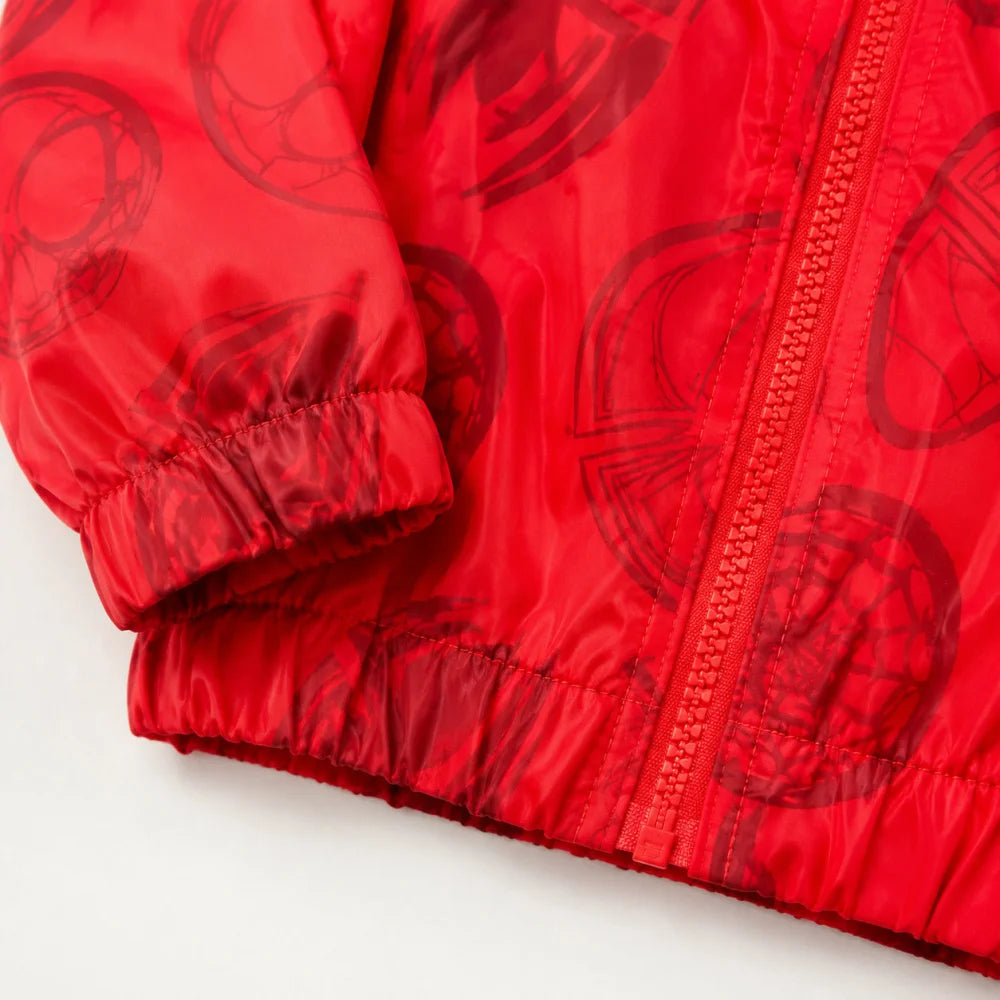 Marvel Spiderman Kinder Herbstjacke Jungen Jacke mit Kapuze Fleece - WS-Trend.de