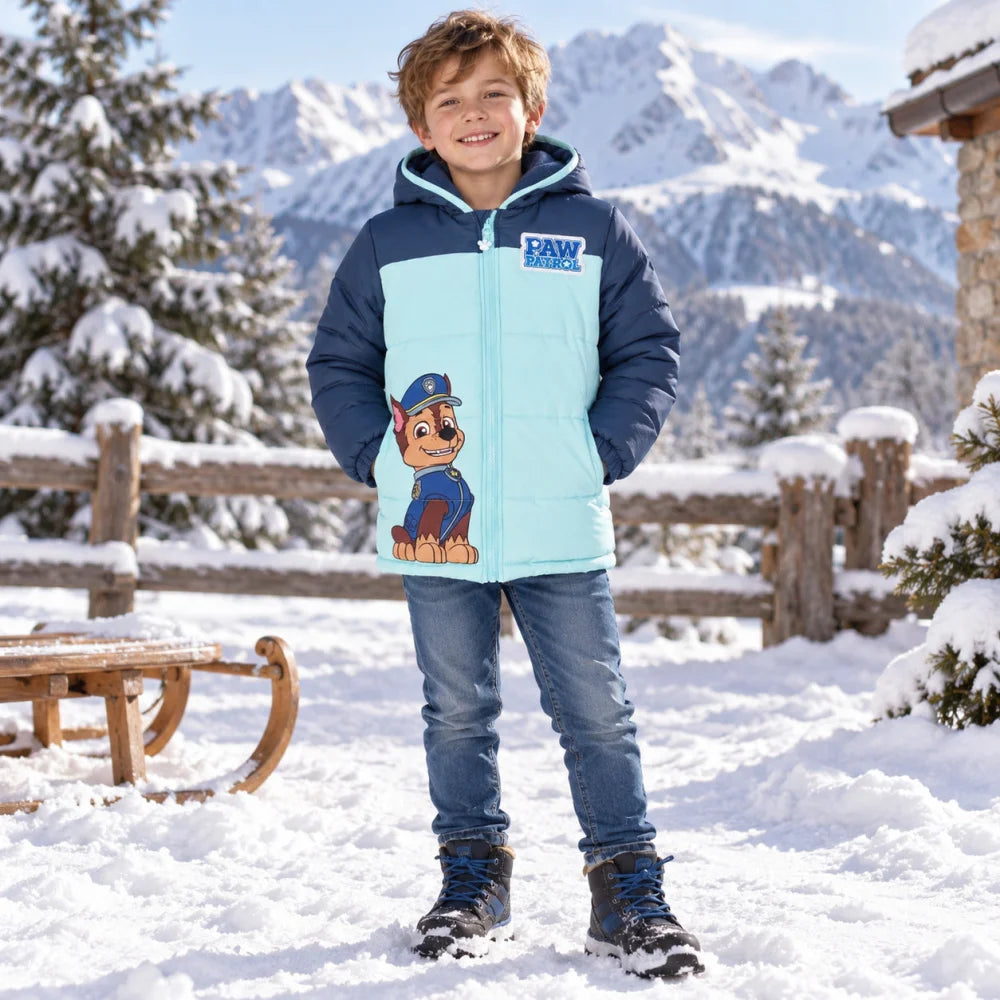 Winterjacke PAW PATROL Kinder Jungen Jacke mit Kapuze Gr. 92 bis 128 - WS-Trend.de