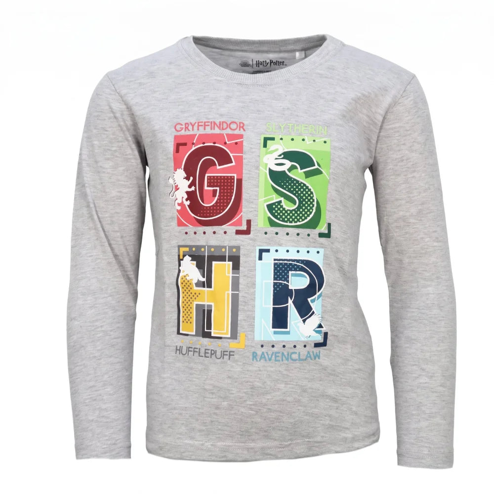 Harry Potter Hogwarts Gryffindor Jungen langarm T-Shirt Shirt Gr. 104-134 - WS-Trend.de